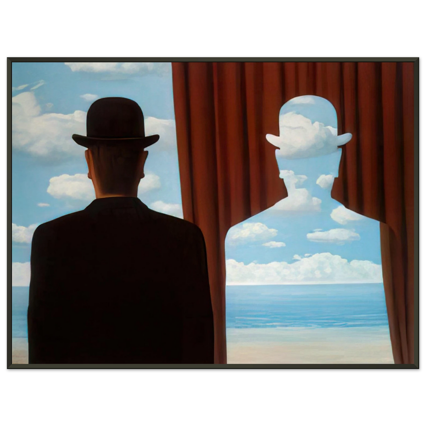 Rene Magritte DECALCOMANIA 1966 Framed Art Print - Aluminum Frame - 60x80 cm / 24x32 inches