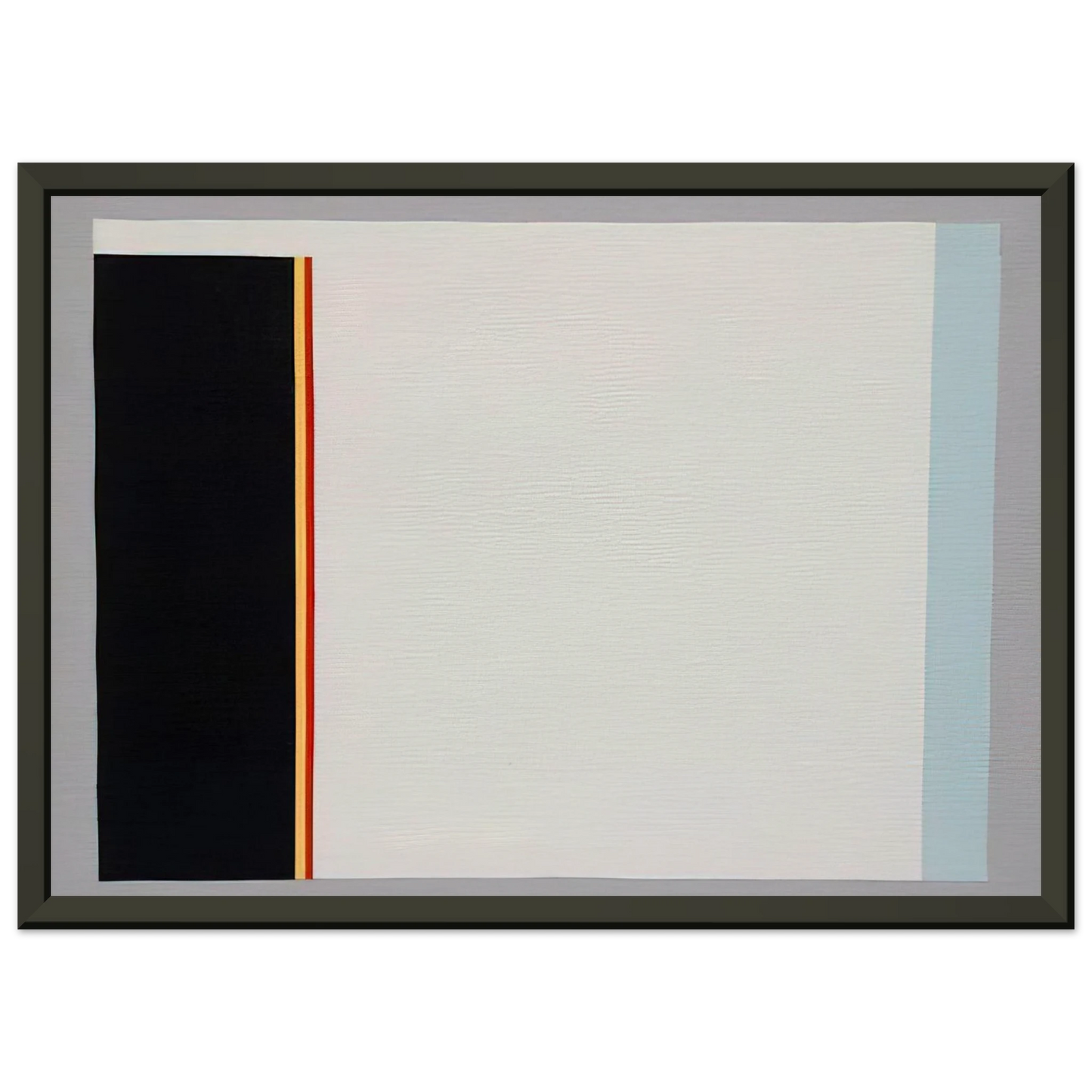 Gene Davis Untitled 1983 Framed Art Print - Aluminum Frame - 60x80 cm / 24x32 inches