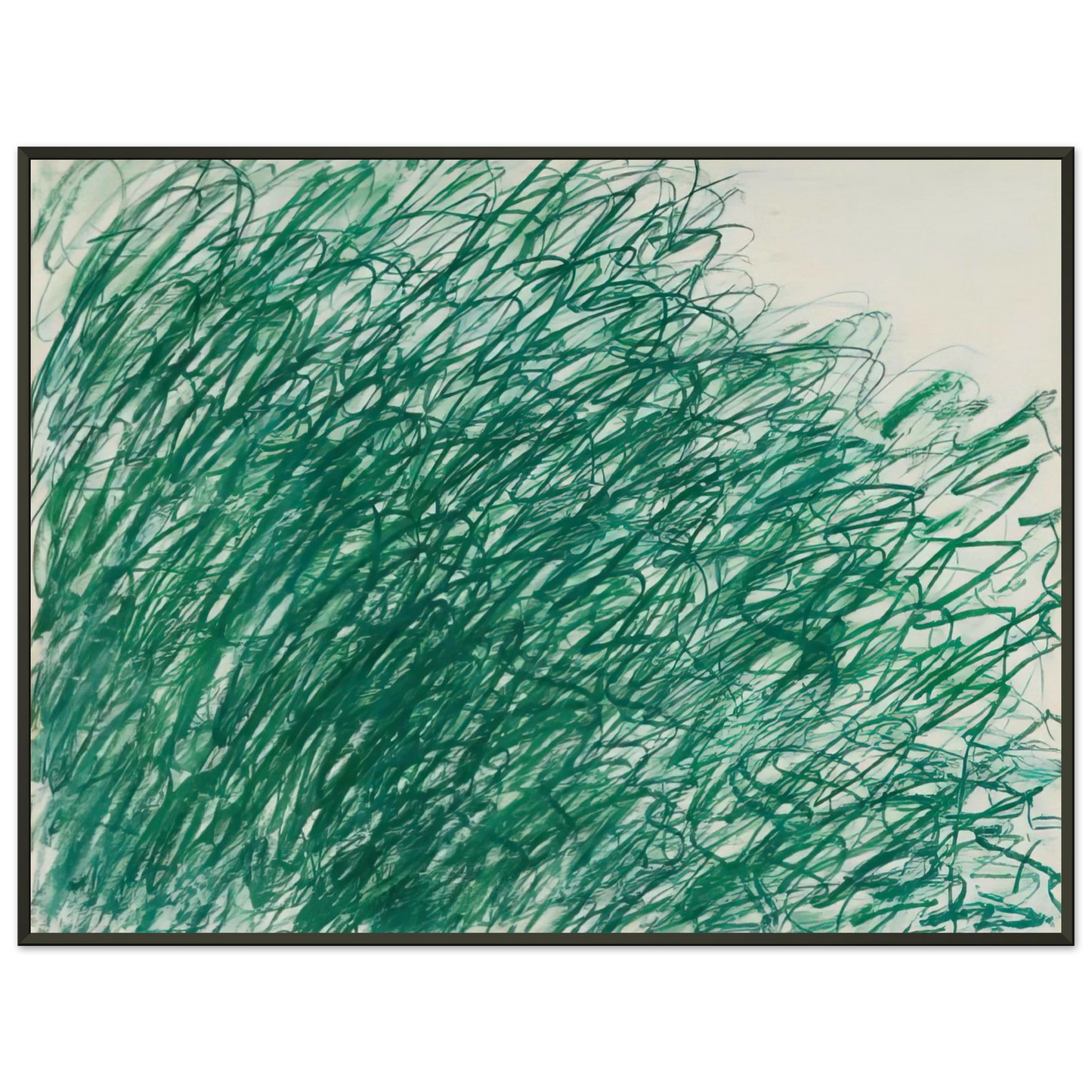 Cy Twombly Returning from Tonnicoda Framed Art Print - Aluminum Frame - 70x100 cm / 28x40 inches