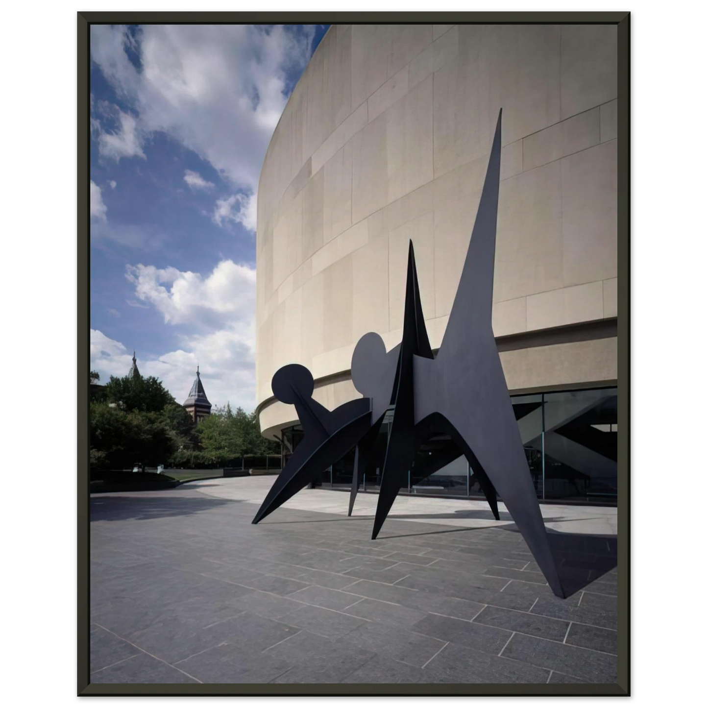 Alexander Calder TWO DISCS 1965 Framed Art Print - Aluminum Frame - 60x80 cm / 24x32 inches