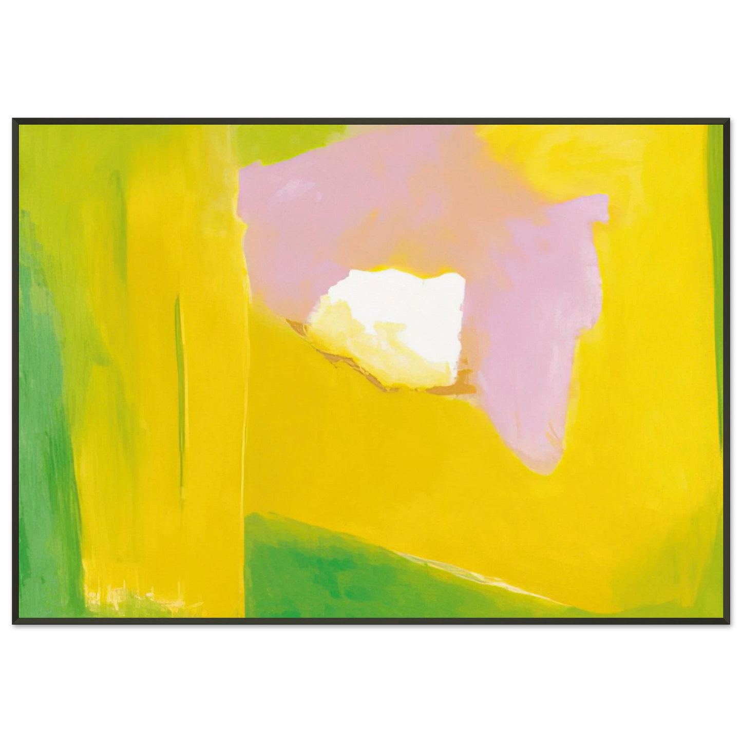 Esteban Vicente UNTITLED 8 1997 Framed Art Print - Aluminum Frame - 21x29.7 cm / 8x12"