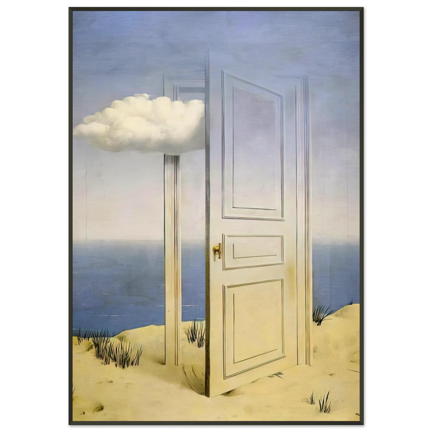 Rene Magritte THE VICTORY 1939 Framed Art Print - Aluminum Frame - 21x29.7 cm / 8x12"