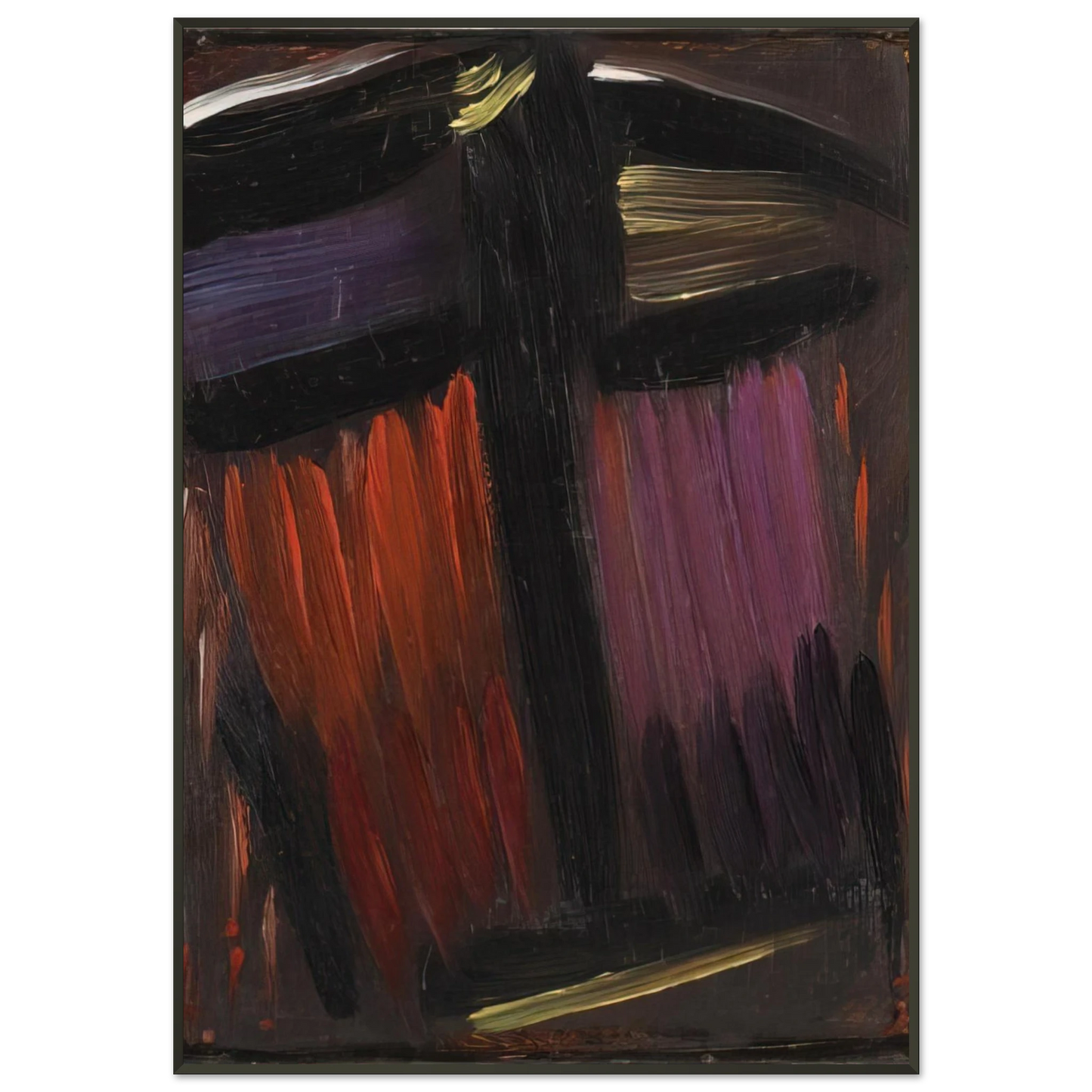 Alexej von Jawlensky MEDITATION 1936 Framed Art Print - Aluminum Frame - 21x29.7 cm / 8x12"