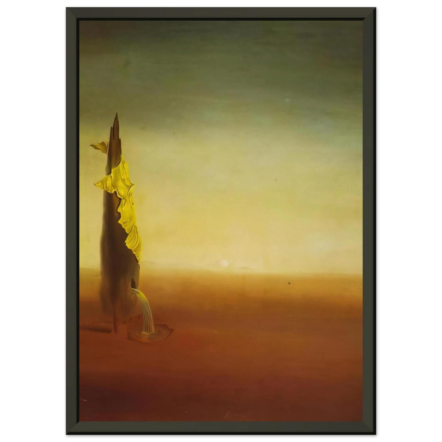 Salvador Dali THE BIRTH OF LIQUID FEARS Framed Art Print - Aluminum Frame - 70x100 cm / 28x40 inches