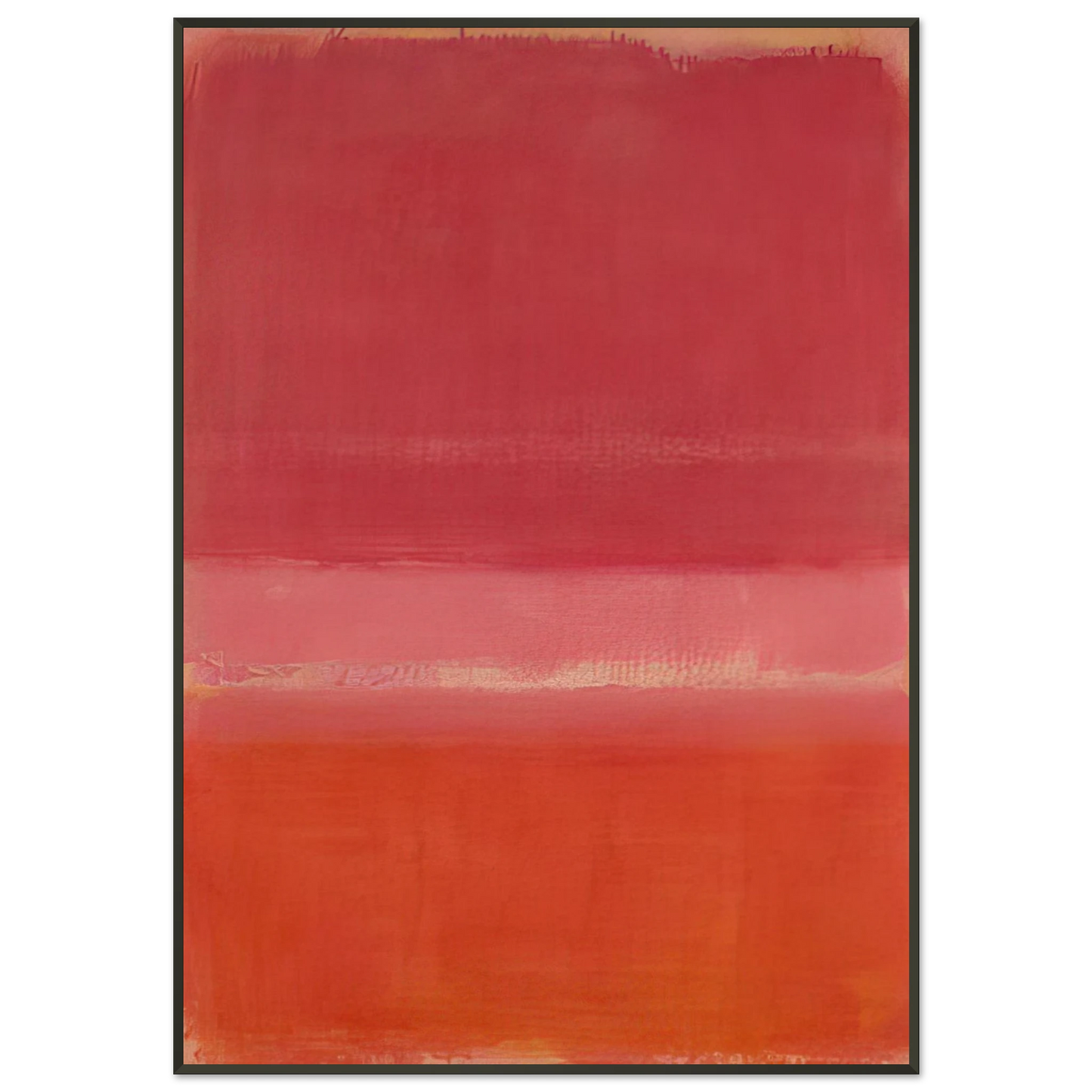Mark Rothko Untitled Red 1956 Framed Art Print - Aluminum Frame - 21x29.7 cm / 8x12"