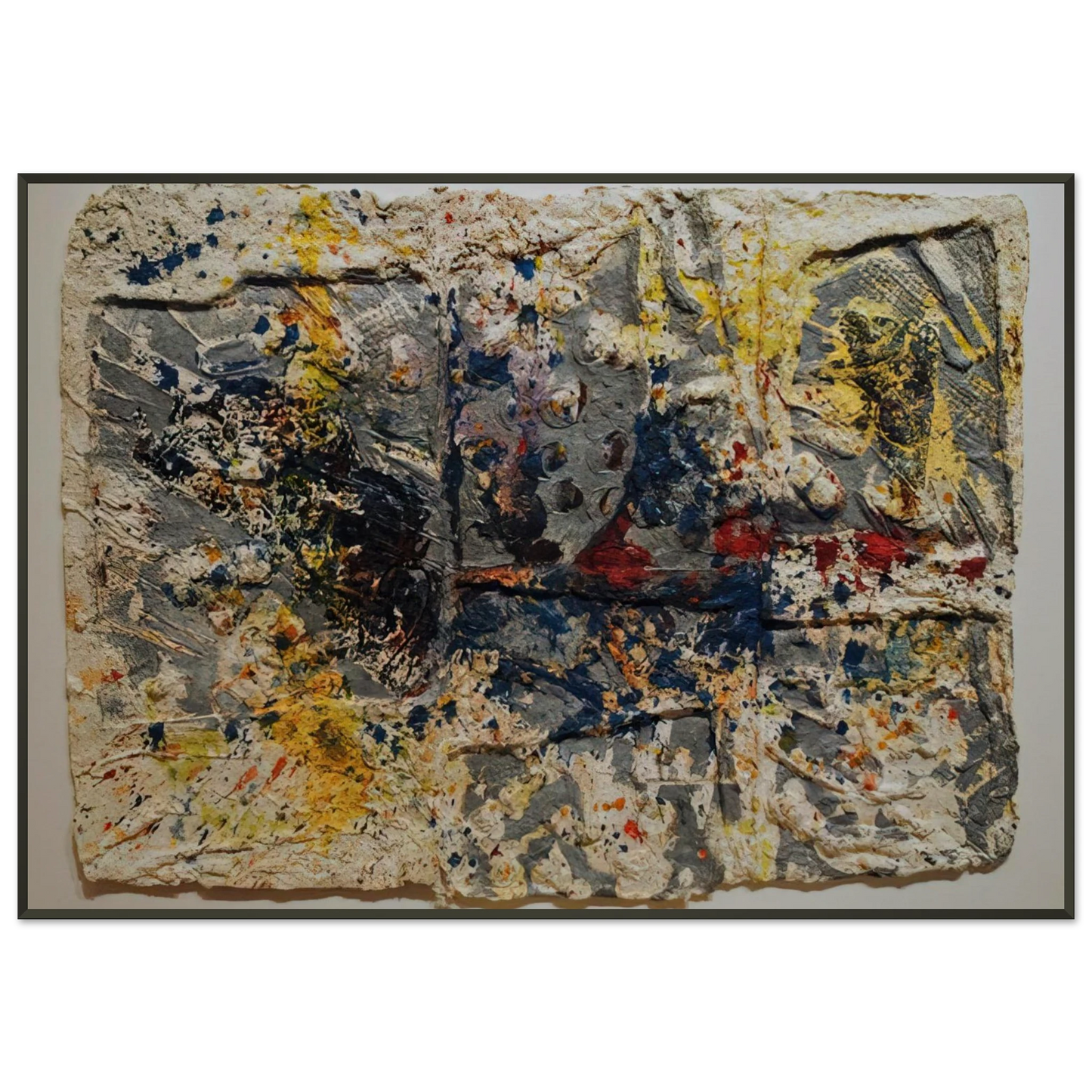 Sam Gilliam Elegy 2 Framed Art Print - Aluminum Frame - 21x29.7 cm / 8x12"