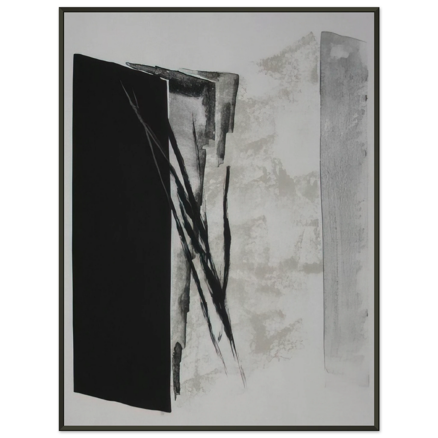 Toko Shinoda Kasanari Abstract Expressionism Framed Art Print - Aluminum Frame - 70x100 cm / 28x40 inches