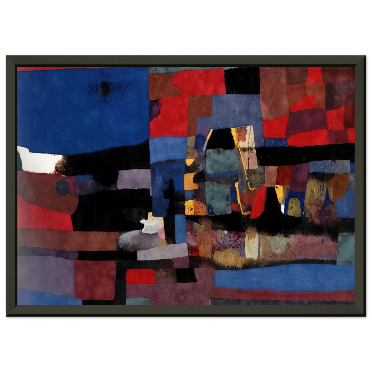 Alberto Burri Untitled 1952 Framed Art Print - Aluminum Frame - 40x50 cm / 16x20 inches