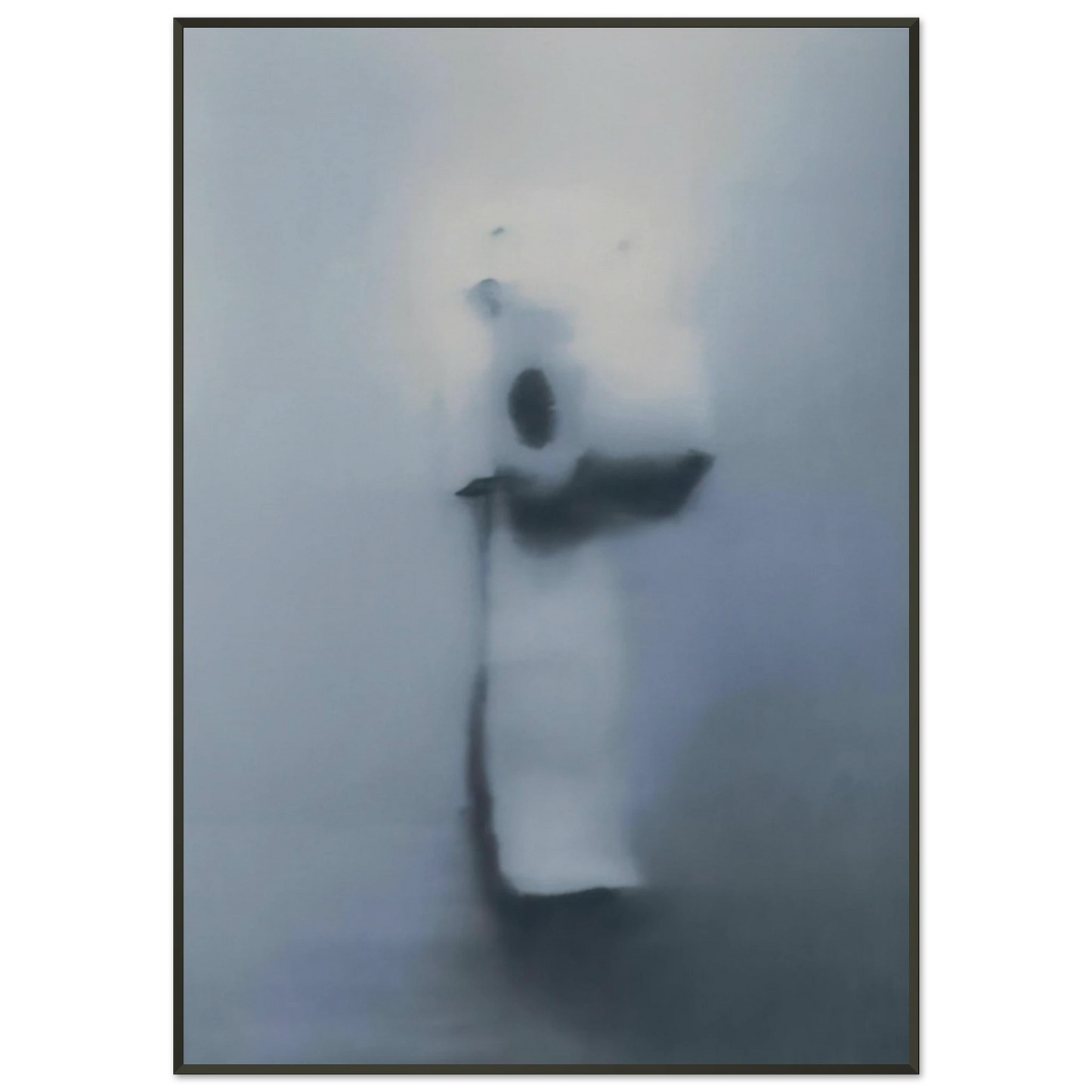 Gerhard Richter TOILET PAPER Framed Art Print - Aluminum Frame - 21x29.7 cm / 8x12"