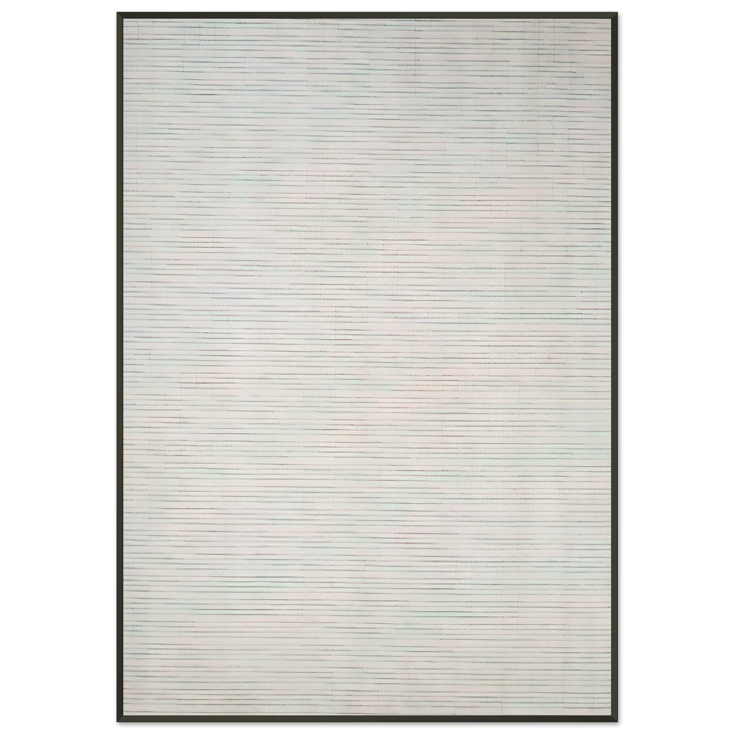 Agnes Martin Leaves Framed Art Print - Aluminum Frame - 21x29.7 cm / 8x12"