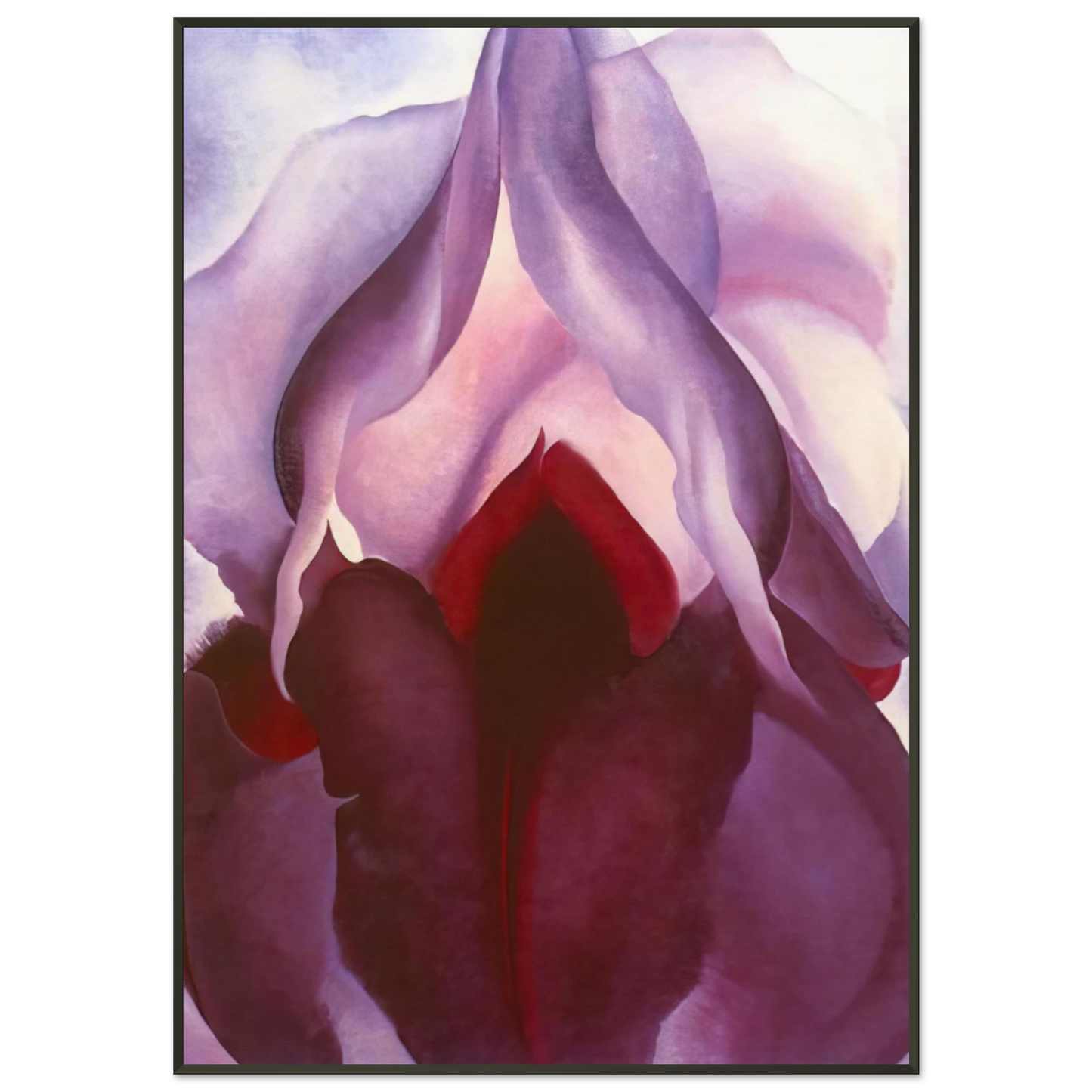 Georgia OKeeffe Flower of Life II Framed Art Print - Aluminum Frame - Default Title