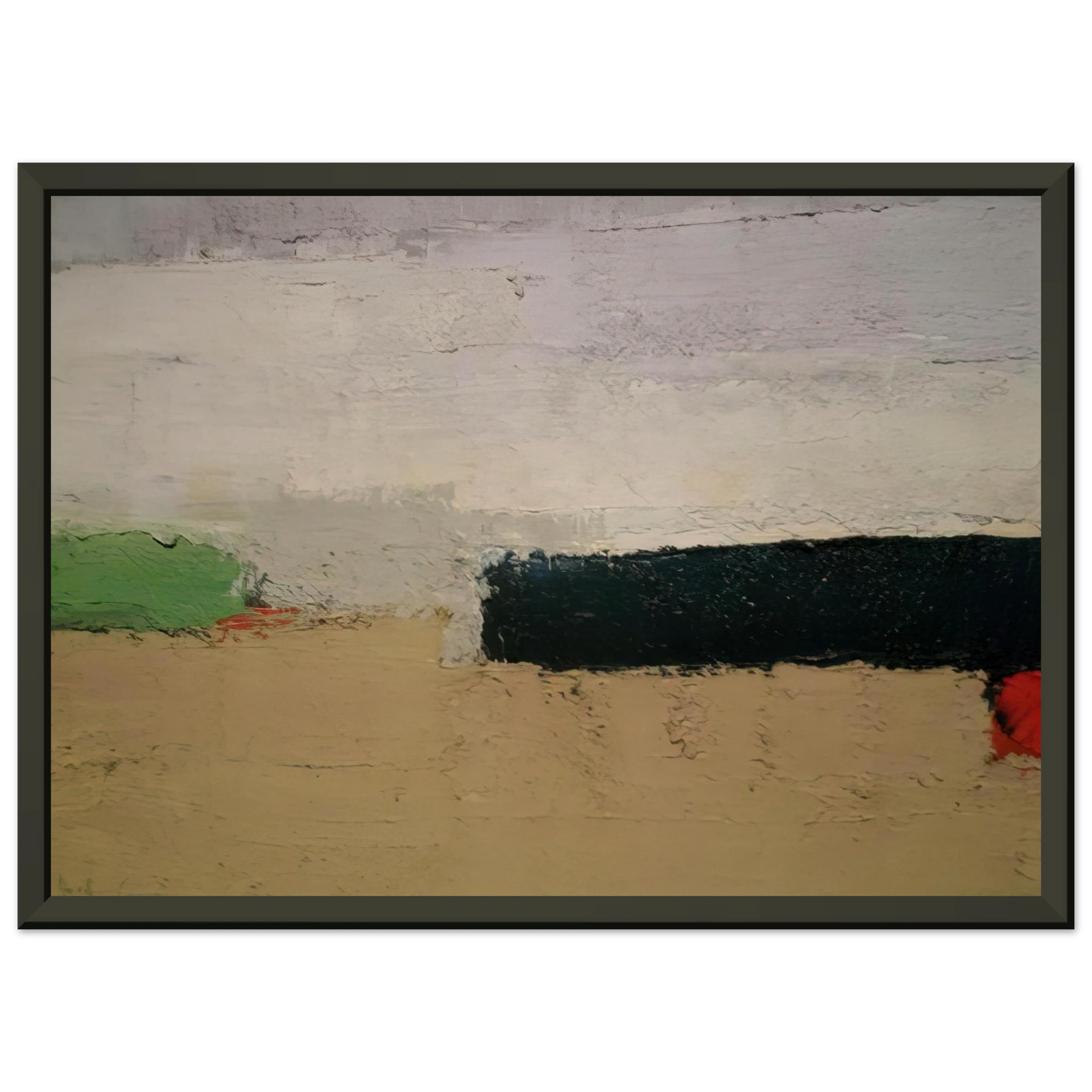 Nicolas de Stael Paysage 1952 Framed Art Print - Aluminum Frame - 70x100 cm / 28x40 inches