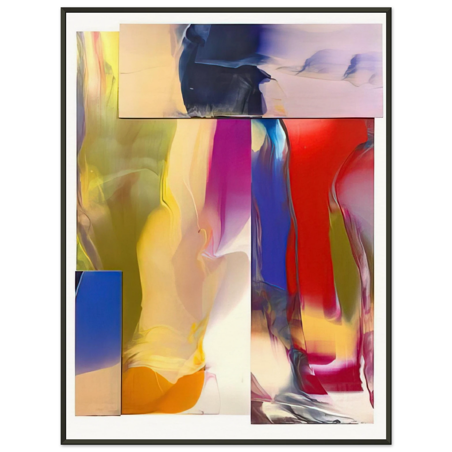 Sam Gilliam This Time Framed Art Print - Aluminum Frame - 60x80 cm / 24x32 inches