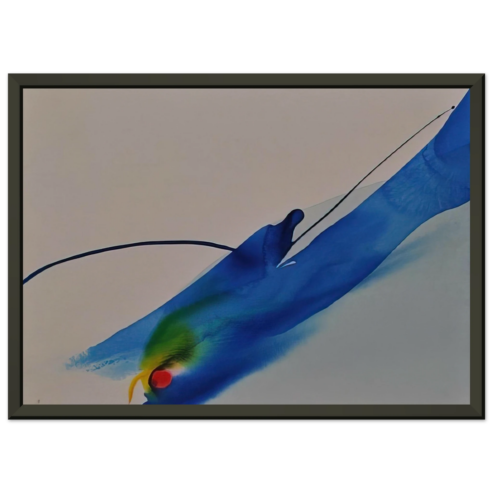 Paul Jenkins  Phenomena Calling Framed Art Print  - Aluminum Frame - 40x50 cm / 16x20 inches