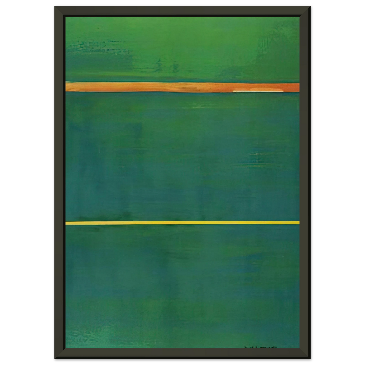 Barnett Newman Dionysius Framed Art Print - Aluminum Frame - 40x50 cm / 16x20 inches