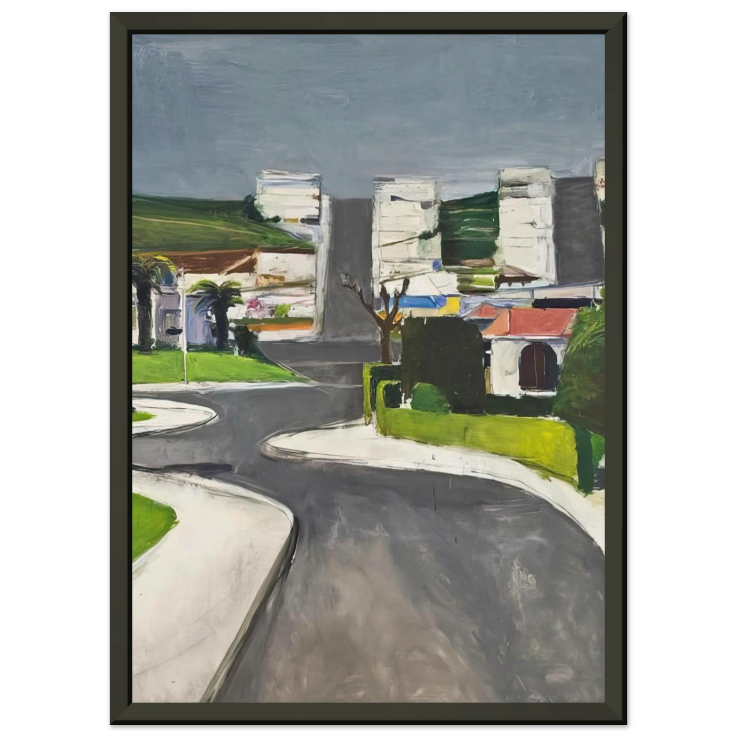 Richard Diebenkorn Ingleside Framed Art Print - Aluminum Frame - 70x100 cm / 28x40 inches