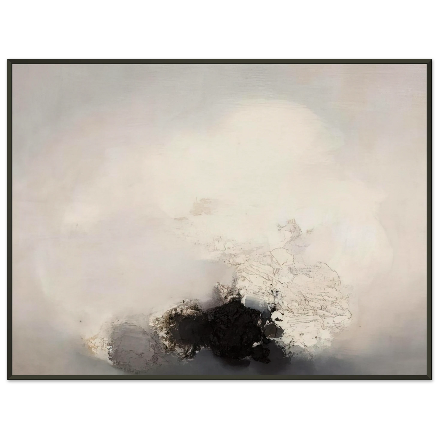 Luis Feito N MERO 148 1959 Framed Art Print - Aluminum Frame - 40x50 cm / 16x20 inches