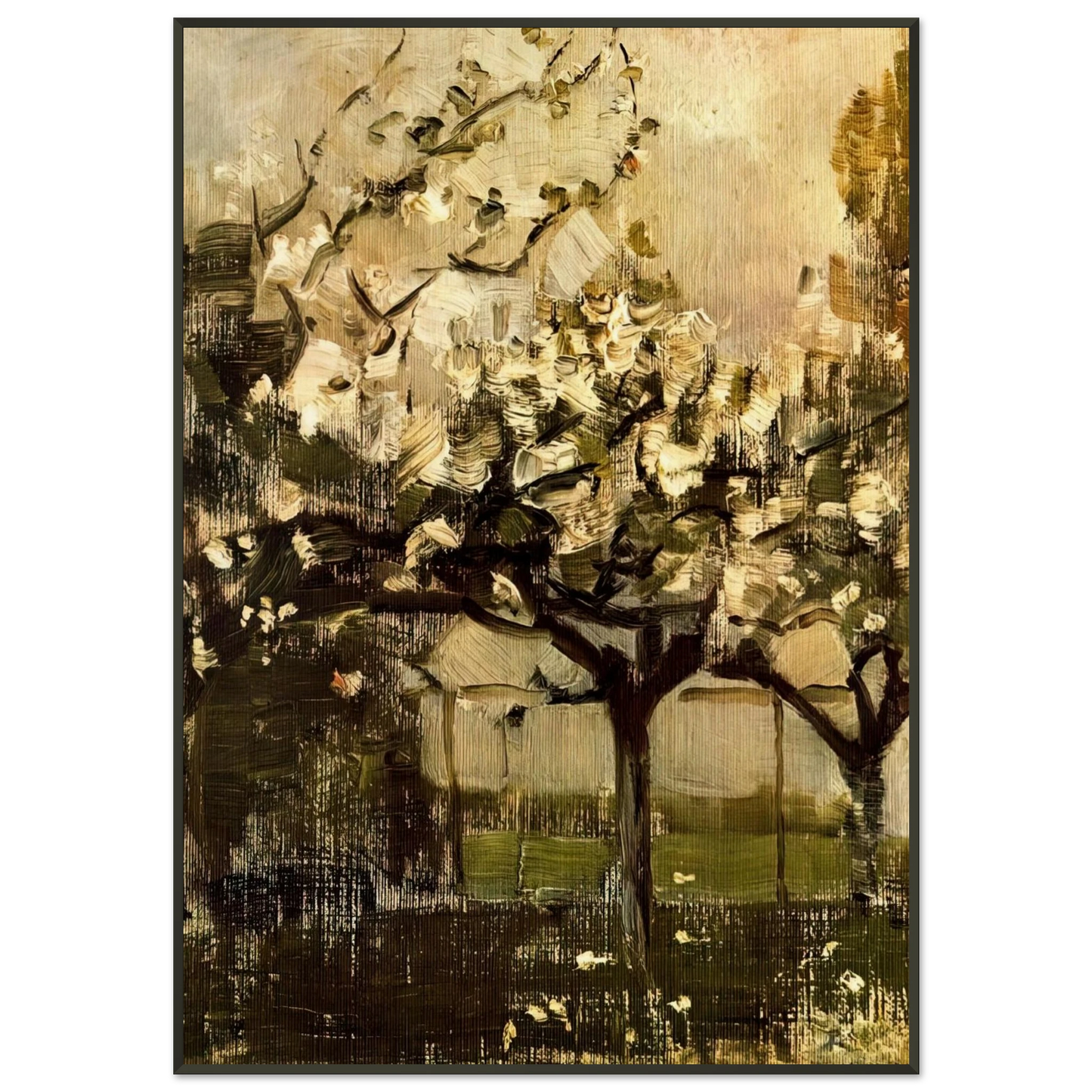 Piet Mondrian  Alberi Framed Art Print  - Aluminum Frame - 21x29.7 cm / 8x12"