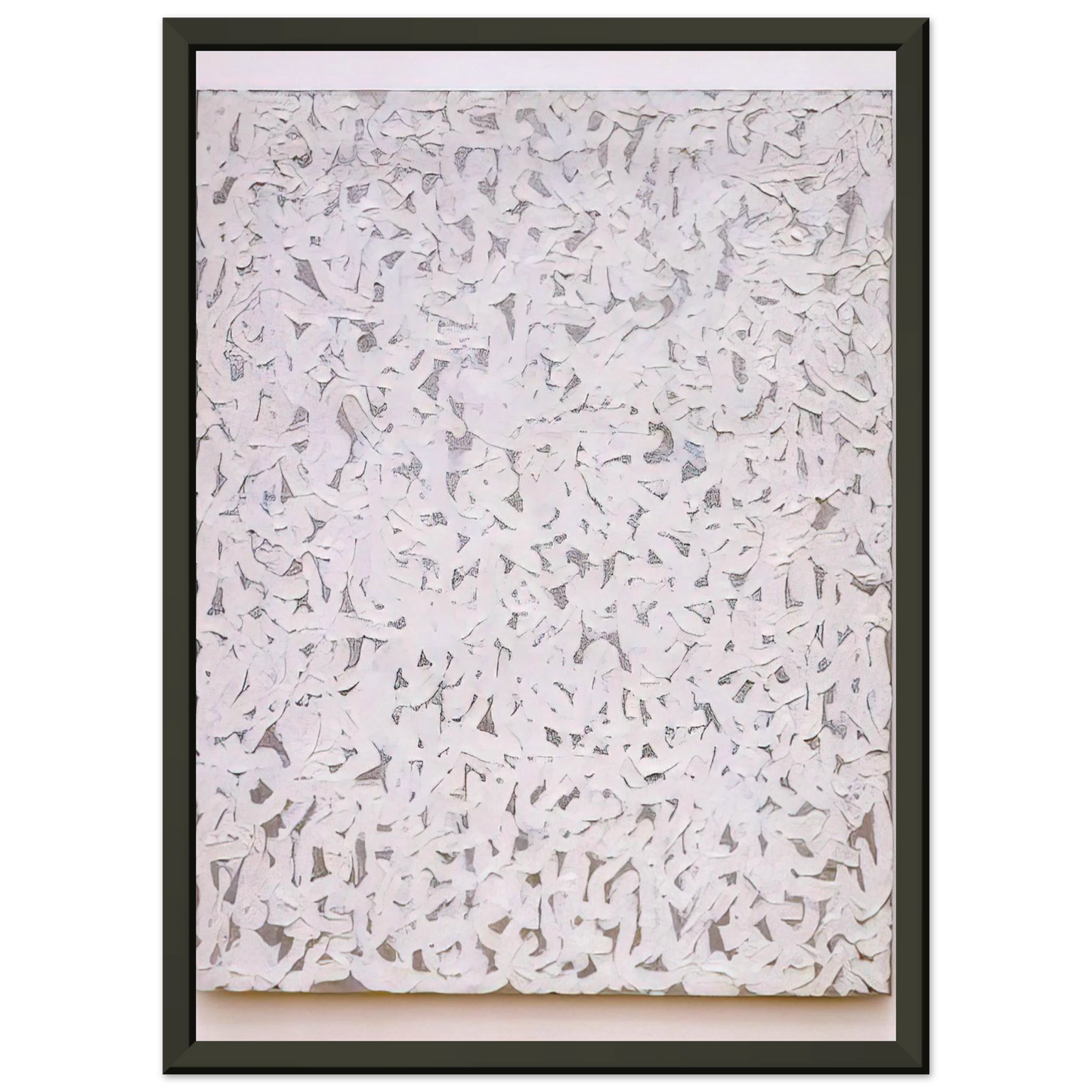 Robert Ryman Points Framed Art Print - Aluminum Frame - 60x80 cm / 24x32 inches