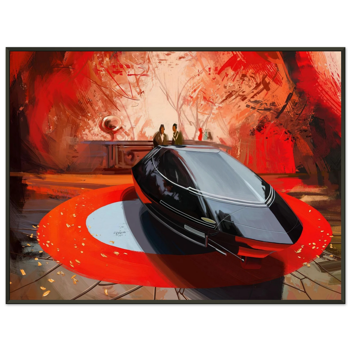Syd Mead Syd Mead Framed Art Print - Aluminum Frame - 60x80 cm / 24x32 inches