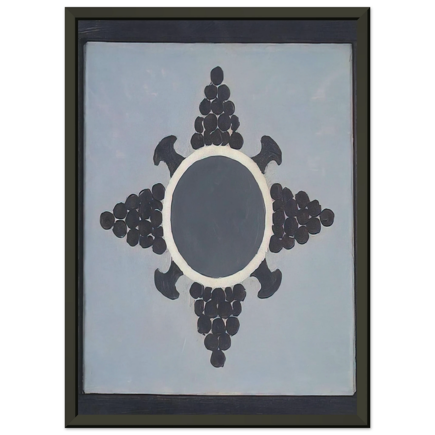 Forrest Bess Mandala 1955 Framed Art Print - Aluminum Frame - 40x50 cm / 16x20 inches