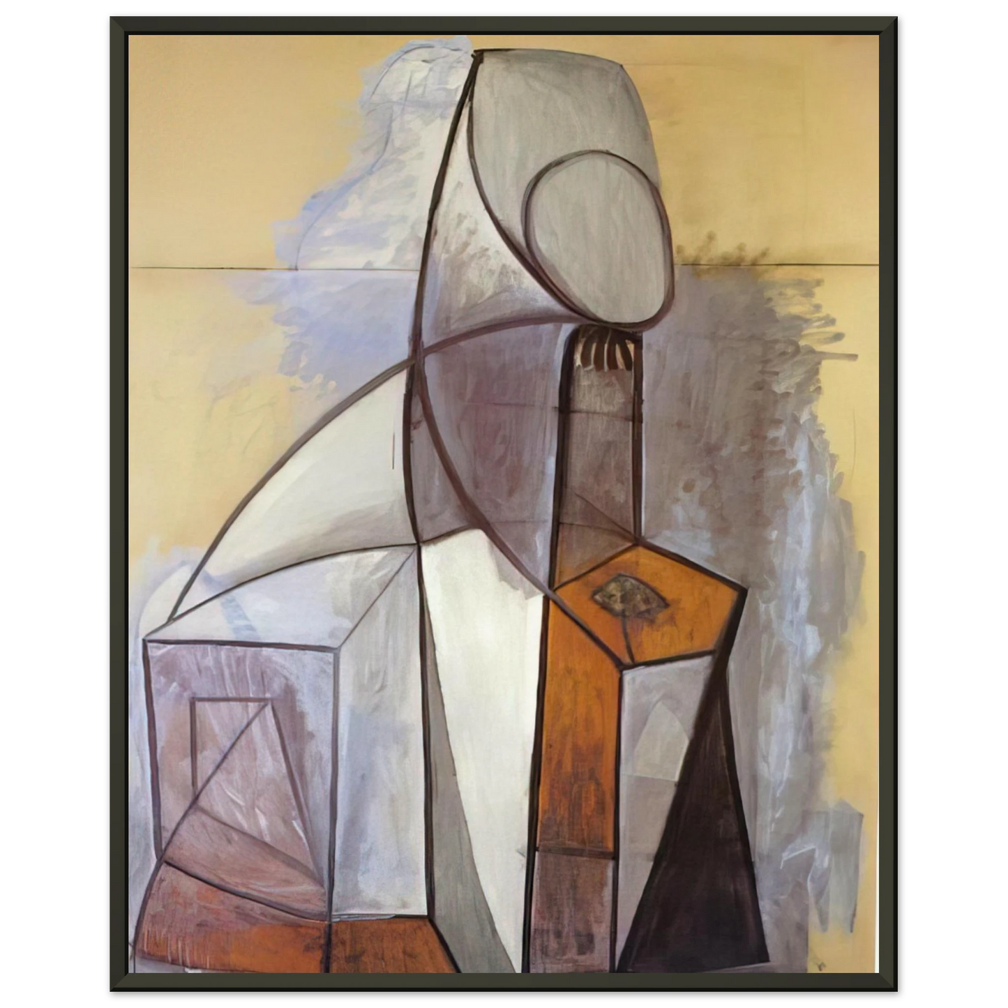 Pablo Picasso Composition 1946 Framed Art Print - Aluminum Frame - 60x80 cm / 24x32 inches