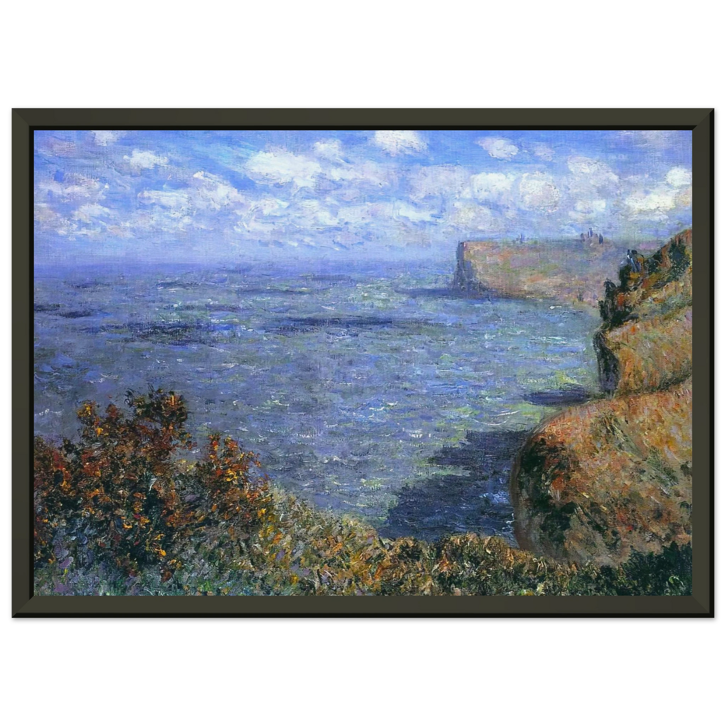 claude monet View Taken from Greinval Framed Art Print - Aluminum Frame - 40x50 cm / 16x20 inches