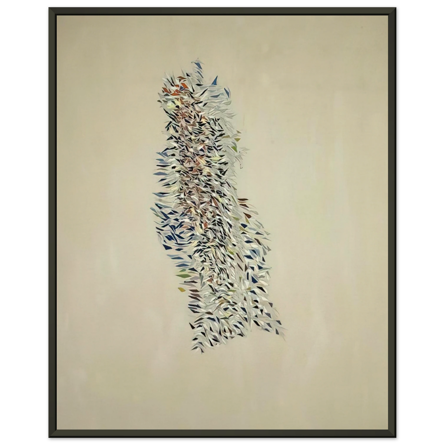 Robert Goodnough Process Development 1972 Framed Art Print - Aluminum Frame - 40x50 cm / 16x20 inches