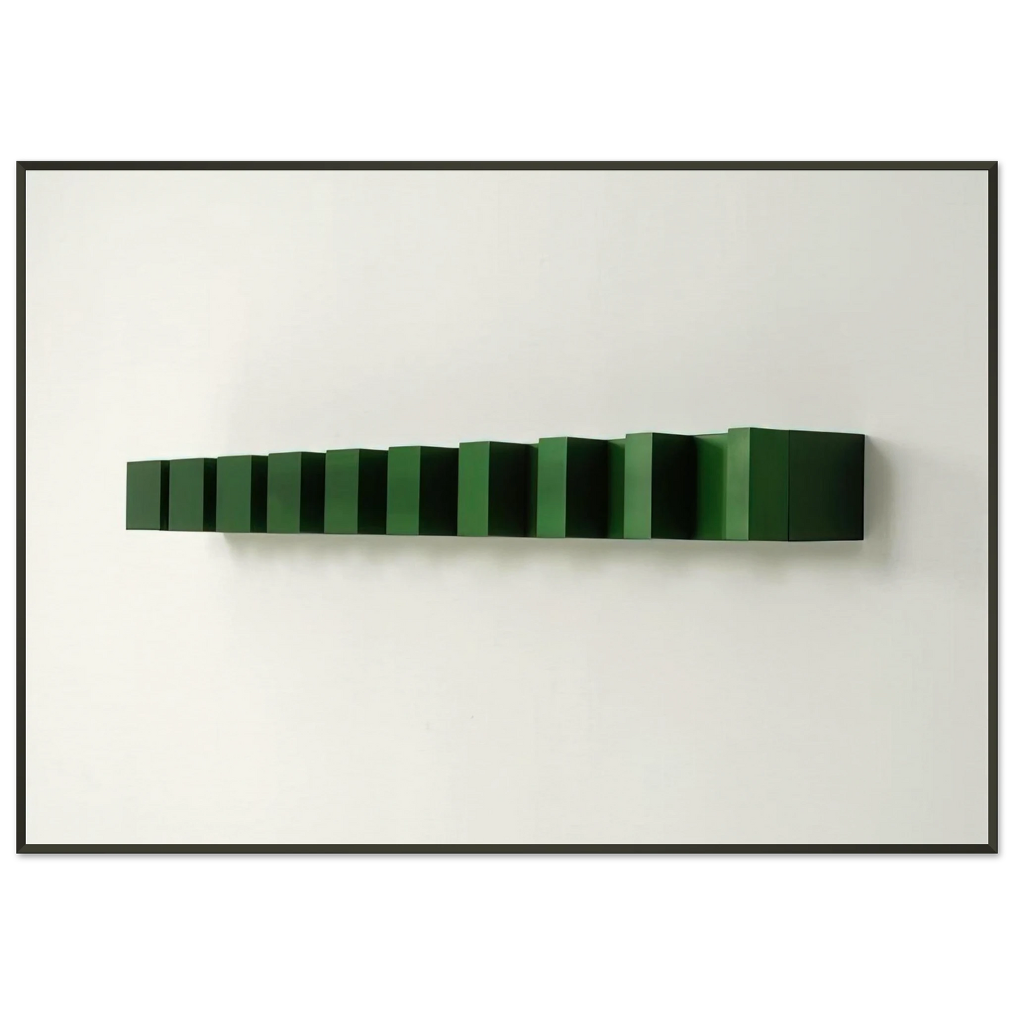 Donald Judd Untitled 1974 Framed Art Print - Aluminum Frame - 21x29.7 cm / 8x12"