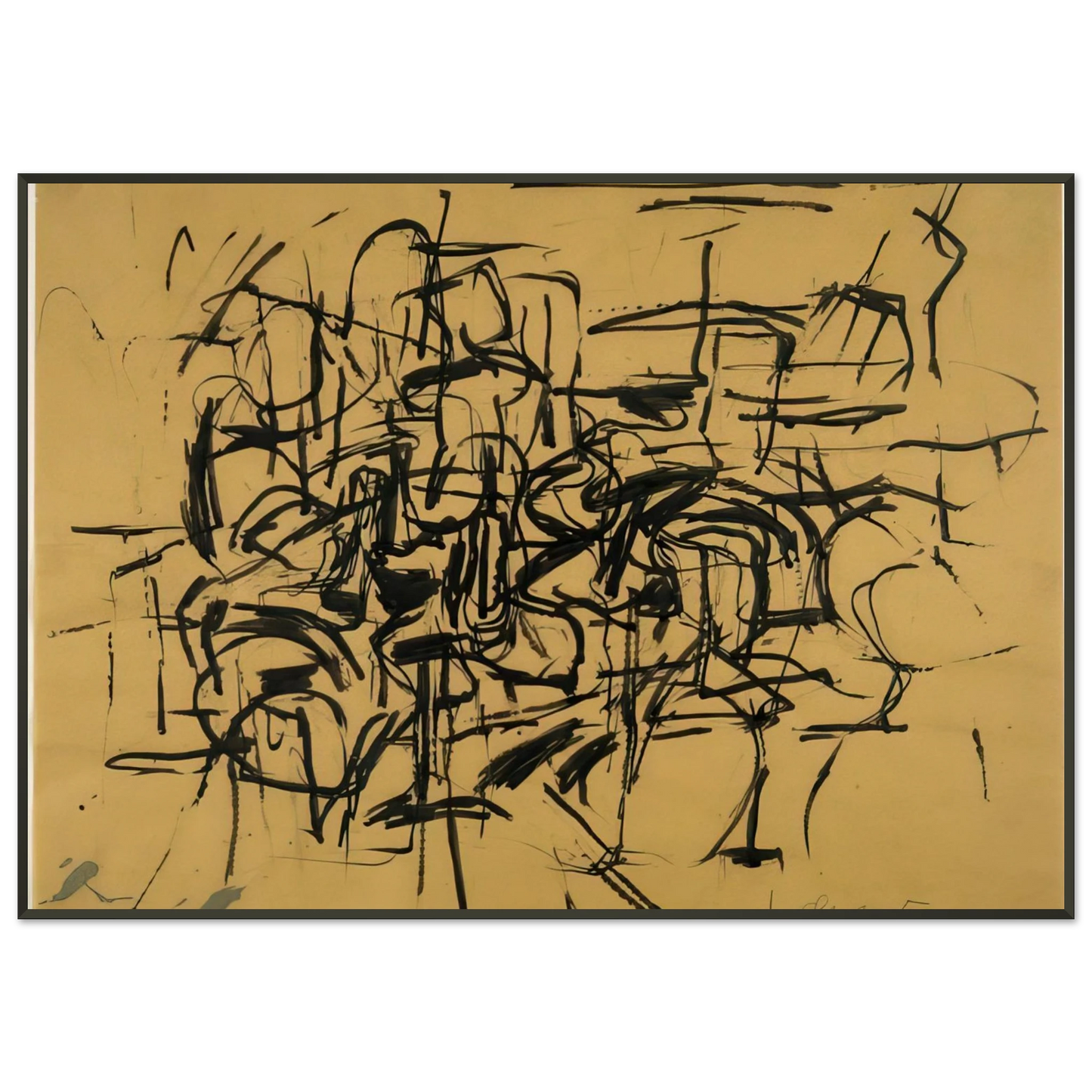 Philip Guston UNTITLED 3 Framed Art Print - Aluminum Frame - 21x29.7 cm / 8x12"