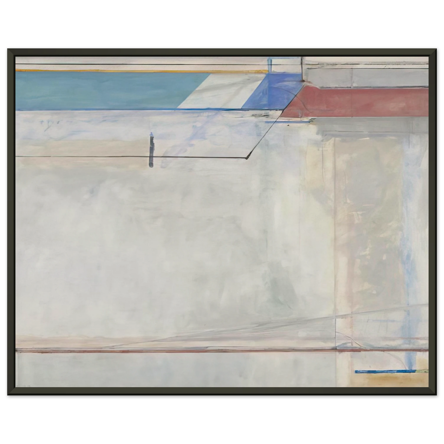 Richard Diebenkorn Ocean Park 63 Framed Art Print - Aluminum Frame - 40x50 cm / 16x20 inches