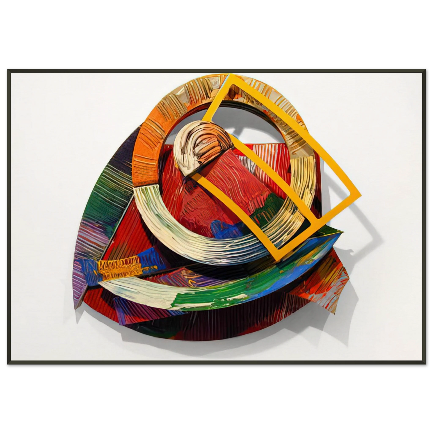 Sam Gilliam Chehaw Framed Art Print - Aluminum Frame - 21x29.7 cm / 8x12"