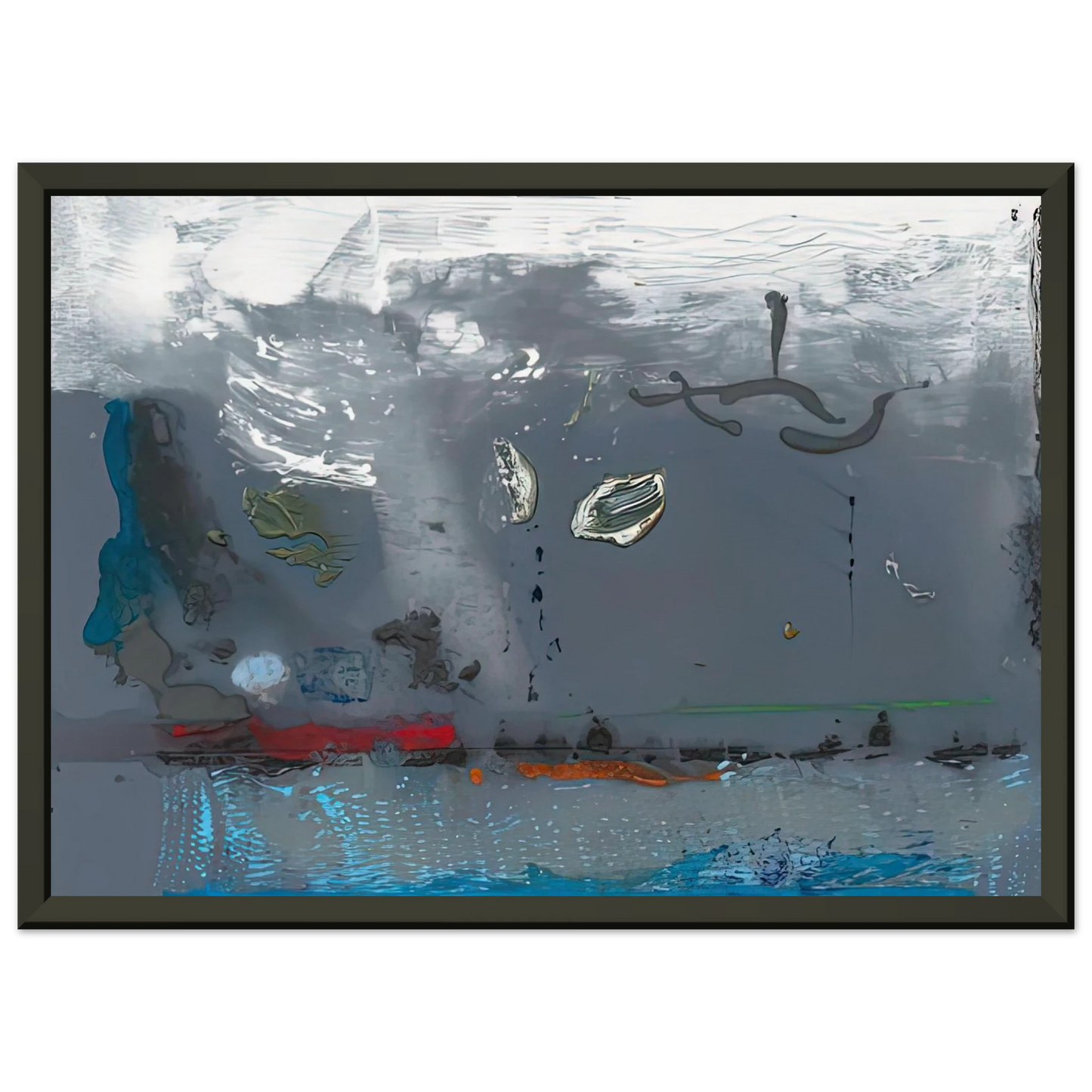 Helen Frankenthaler Vespers 1992 Framed Art Print - Aluminum Frame - 60x80 cm / 24x32 inches
