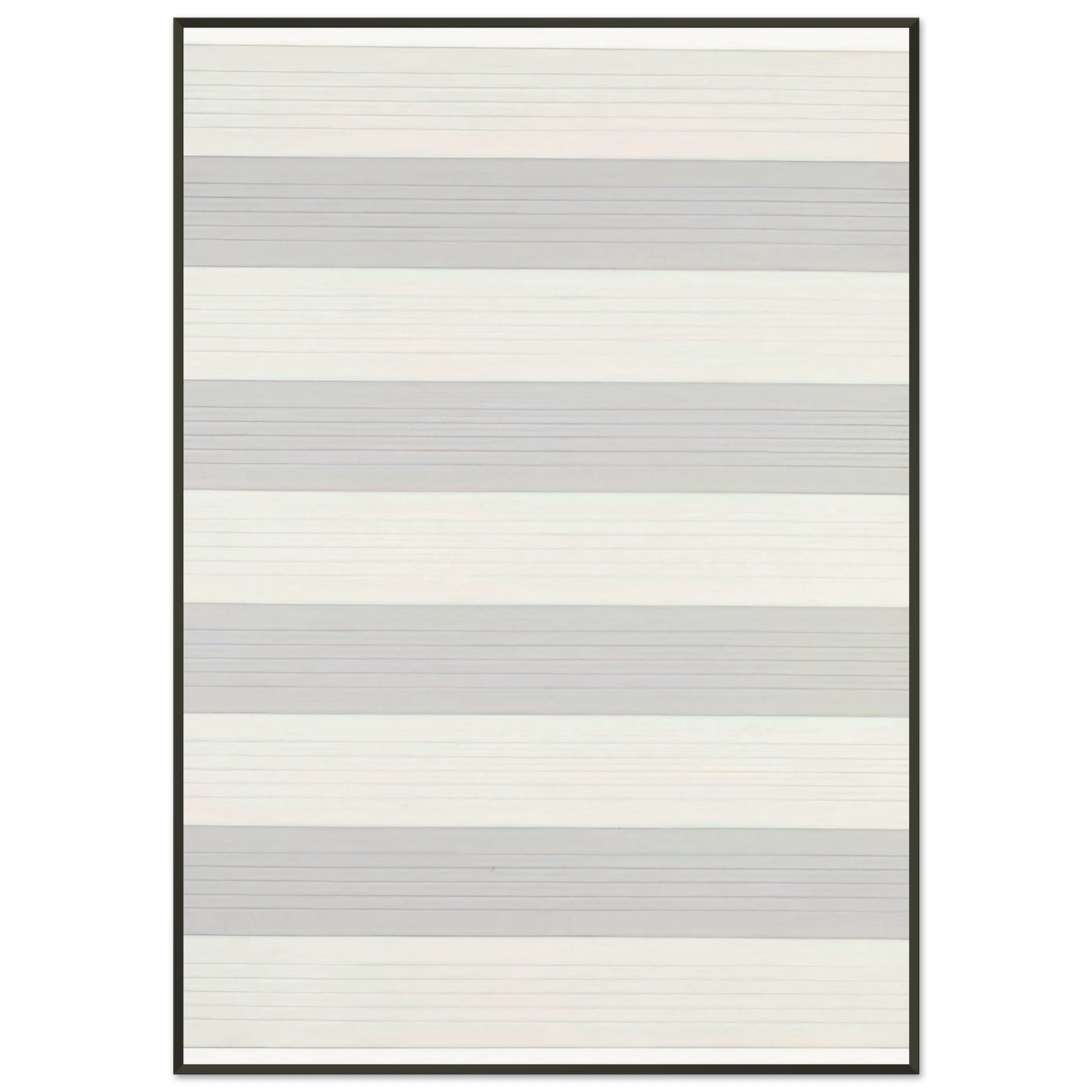 Agnes Martin Untitled 4 Framed Art Print - Aluminum Frame - 21x29.7 cm / 8x12"