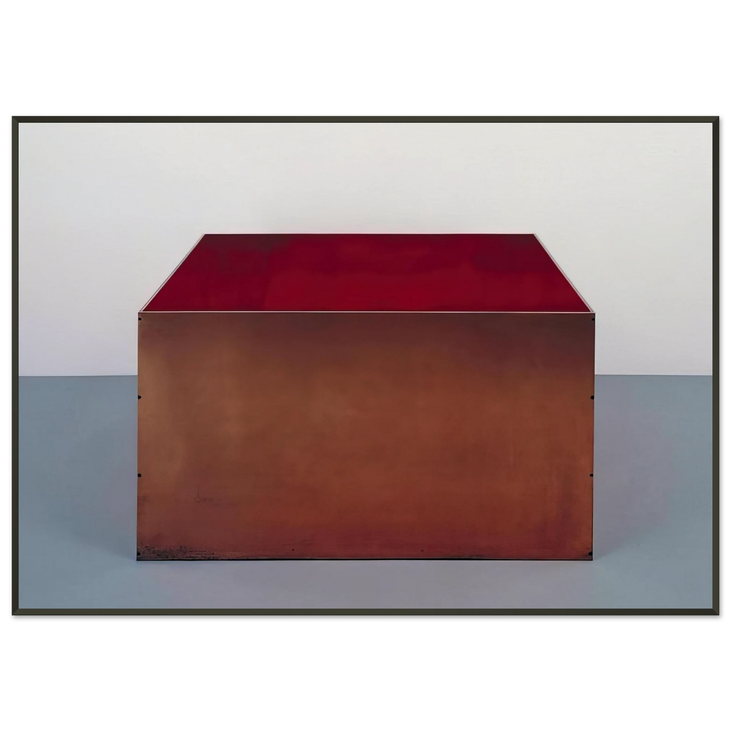 Donald Judd Untitled 1972 Framed Art Print - Aluminum Frame - 21x29.7 cm / 8x12"