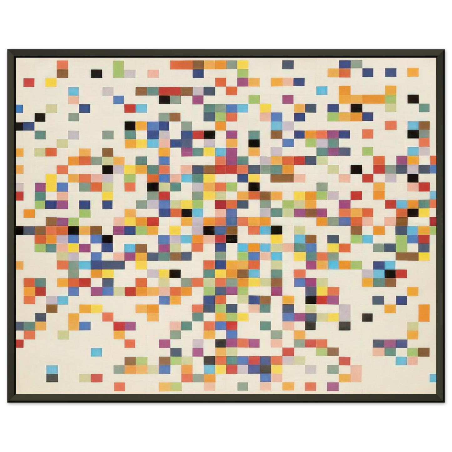 Ellsworth Kelly Spectrum Colors Arranged by Chance II Framed Art Print - Aluminum Frame - 40x50 cm / 16x20 inches