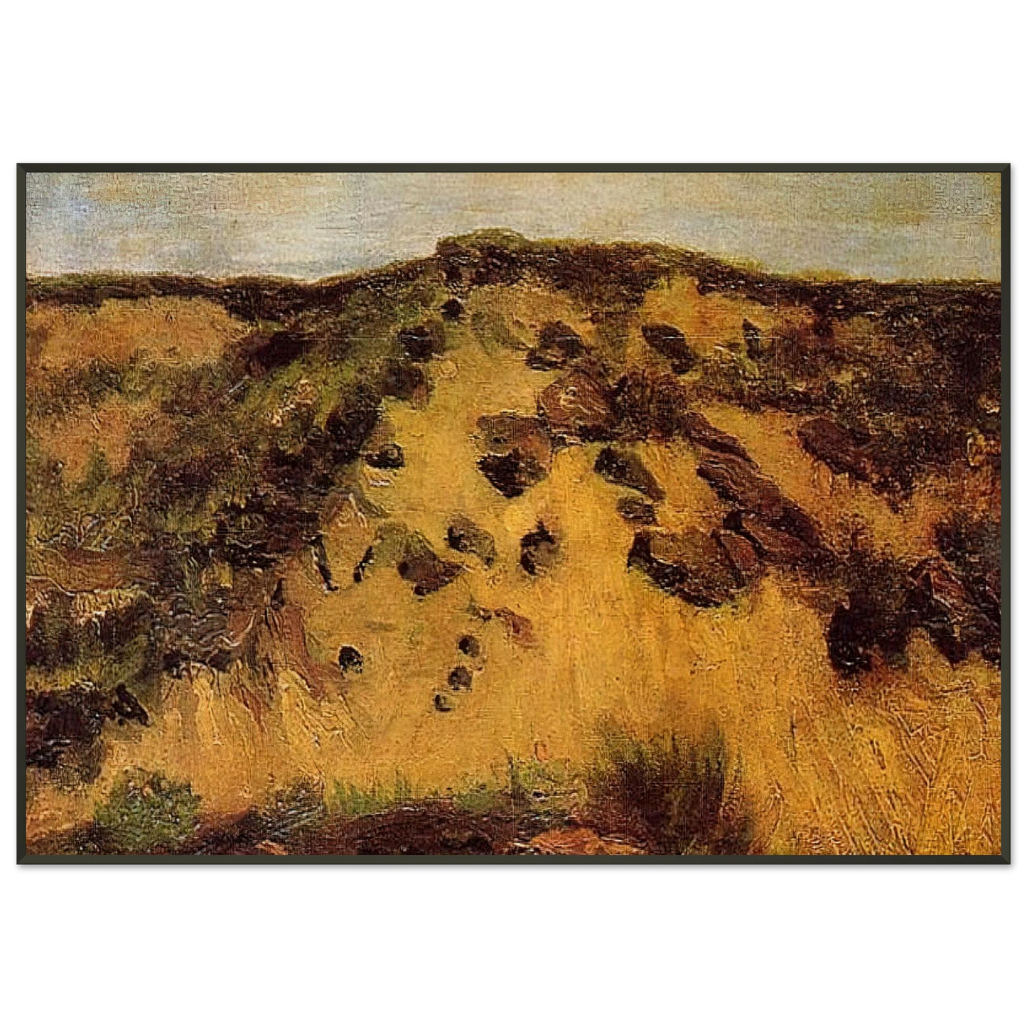 Vincent van Gogh  Dunes Framed Art Print  - Aluminum Frame - Default Title