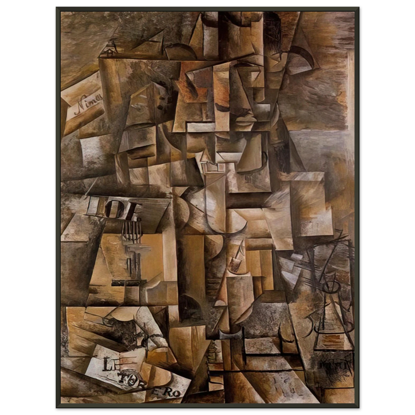 Pablo Picasso The aficionado The torero Framed Art Print - Aluminum Frame - 70x100 cm / 28x40 inches