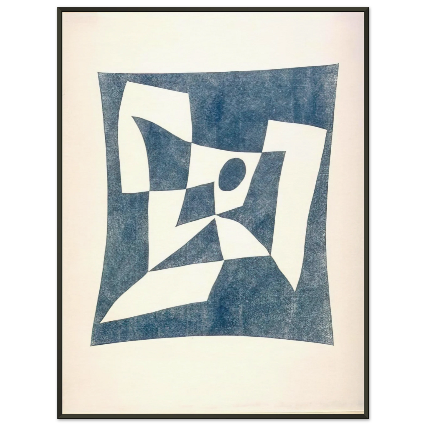 Jean Arp Abstract Composition Knossos Framed Art Print - Aluminum Frame - 40x50 cm / 16x20 inches