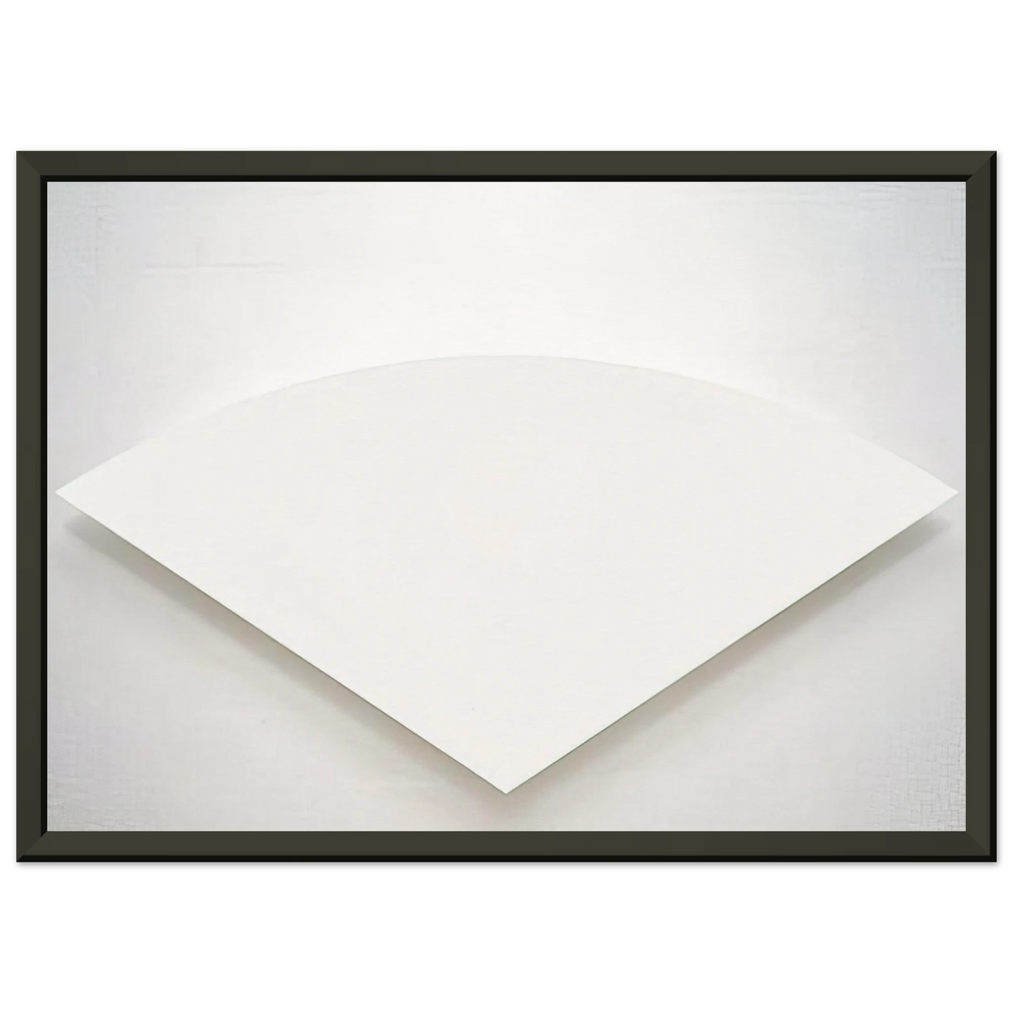 Ellsworth Kelly White Curve Framed Art Print - Aluminum Frame - 40x50 cm / 16x20 inches
