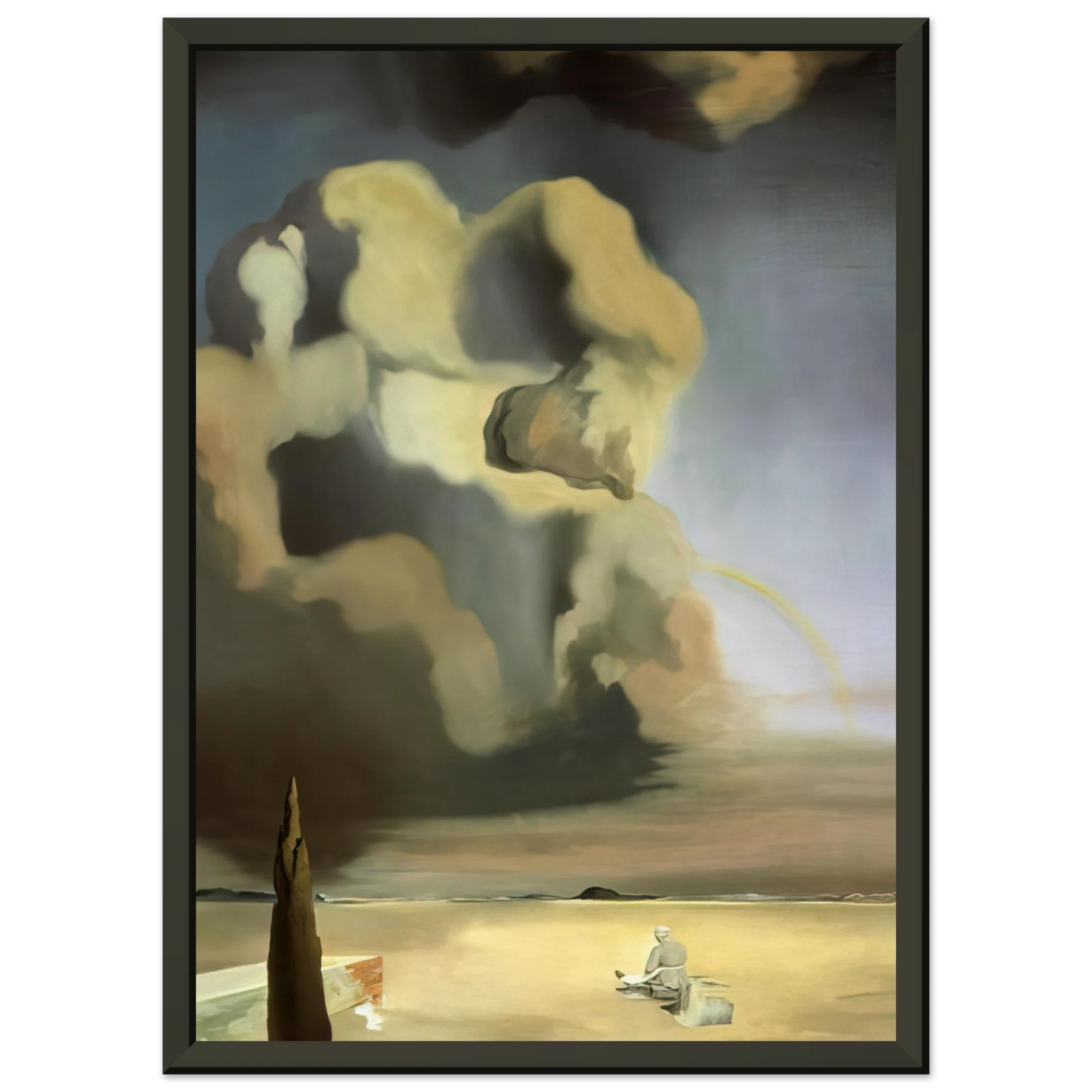 Salvador Dali THE SPECTRE AND THE PHANTOM Framed Art Print - Aluminum Frame - 70x100 cm / 28x40 inches