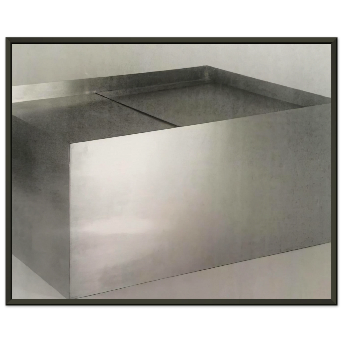 Donald Judd Untitled Double Coffee Table 1971 Framed Art Print - Aluminum Frame - 70x100 cm / 28x40 inches