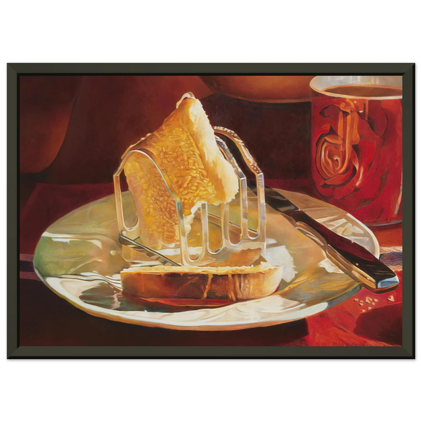 Mary Pratt Between the Dark and the Daylight 2011 Framed Art Print - Aluminum Frame - 40x50 cm / 16x20 inches
