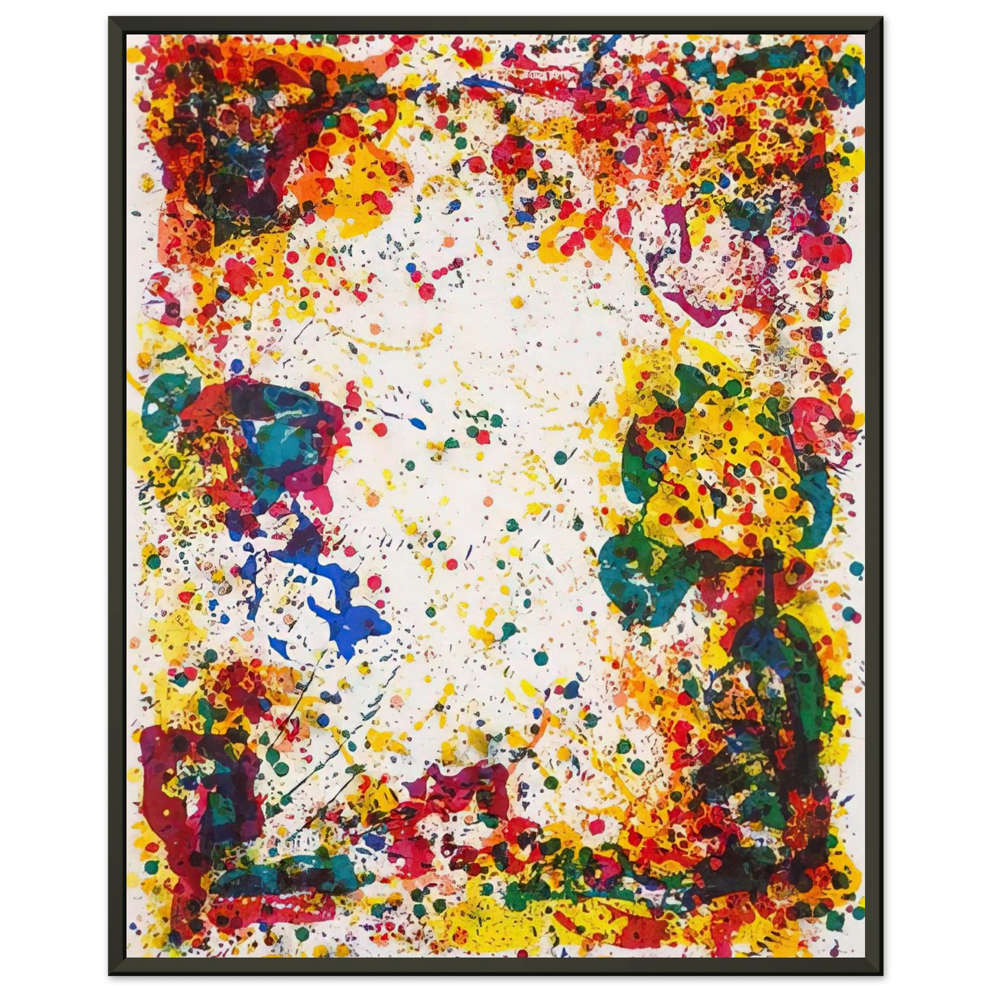 Sam Francis  Freshet Framed Art Print  - Aluminum Frame - 60x80 cm / 24x32 inches