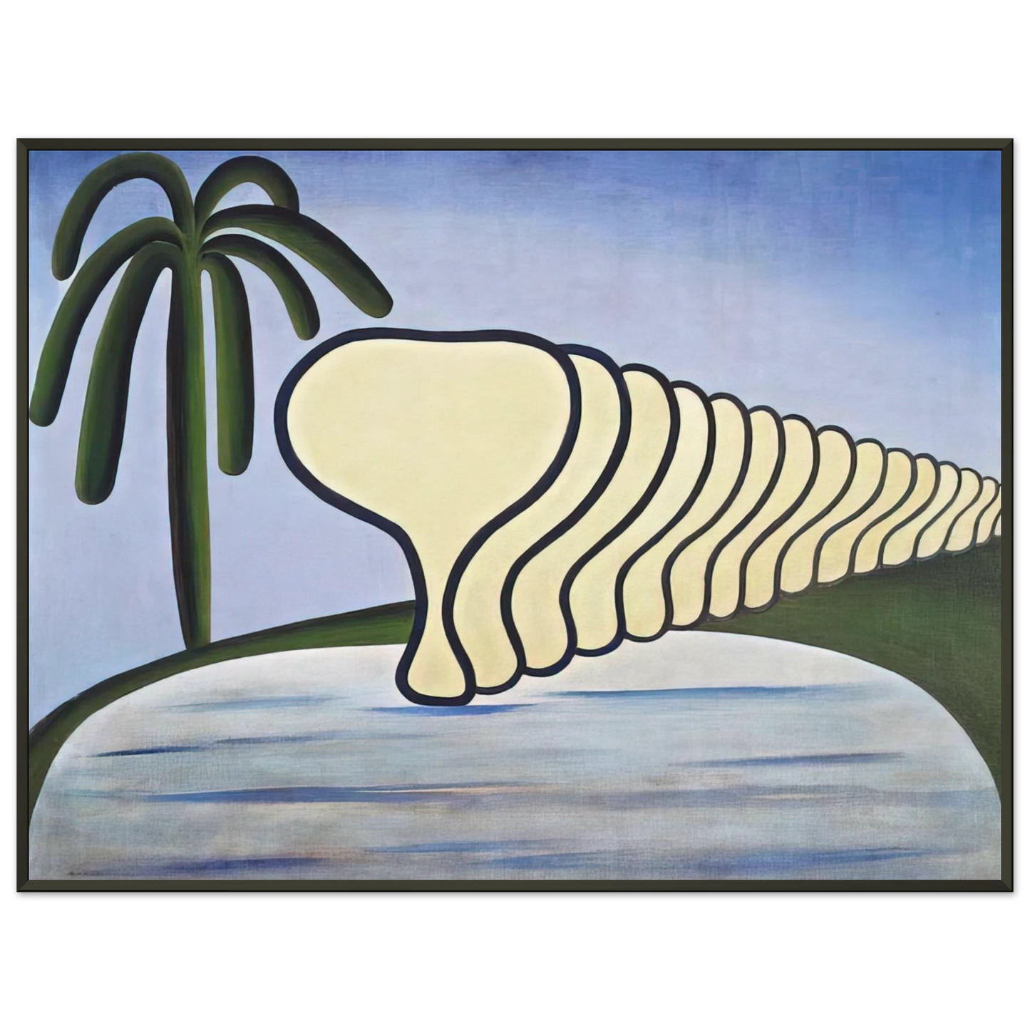 Tarsila do Amaral Sleep Framed Art Print - Aluminum Frame - 40x50 cm / 16x20 inches
