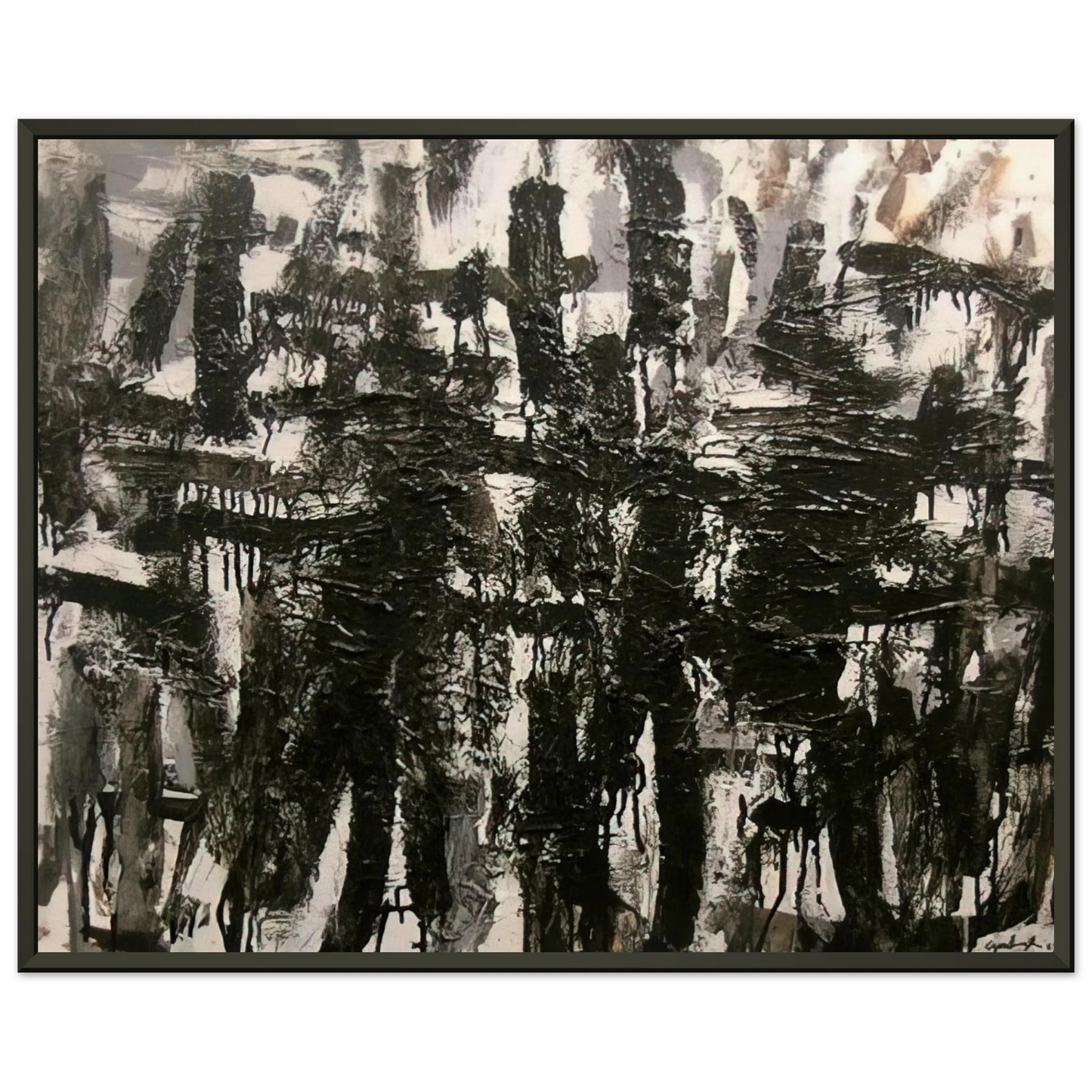 Robert Goodnough Release 2005 Framed Art Print - Aluminum Frame - 40x50 cm / 16x20 inches