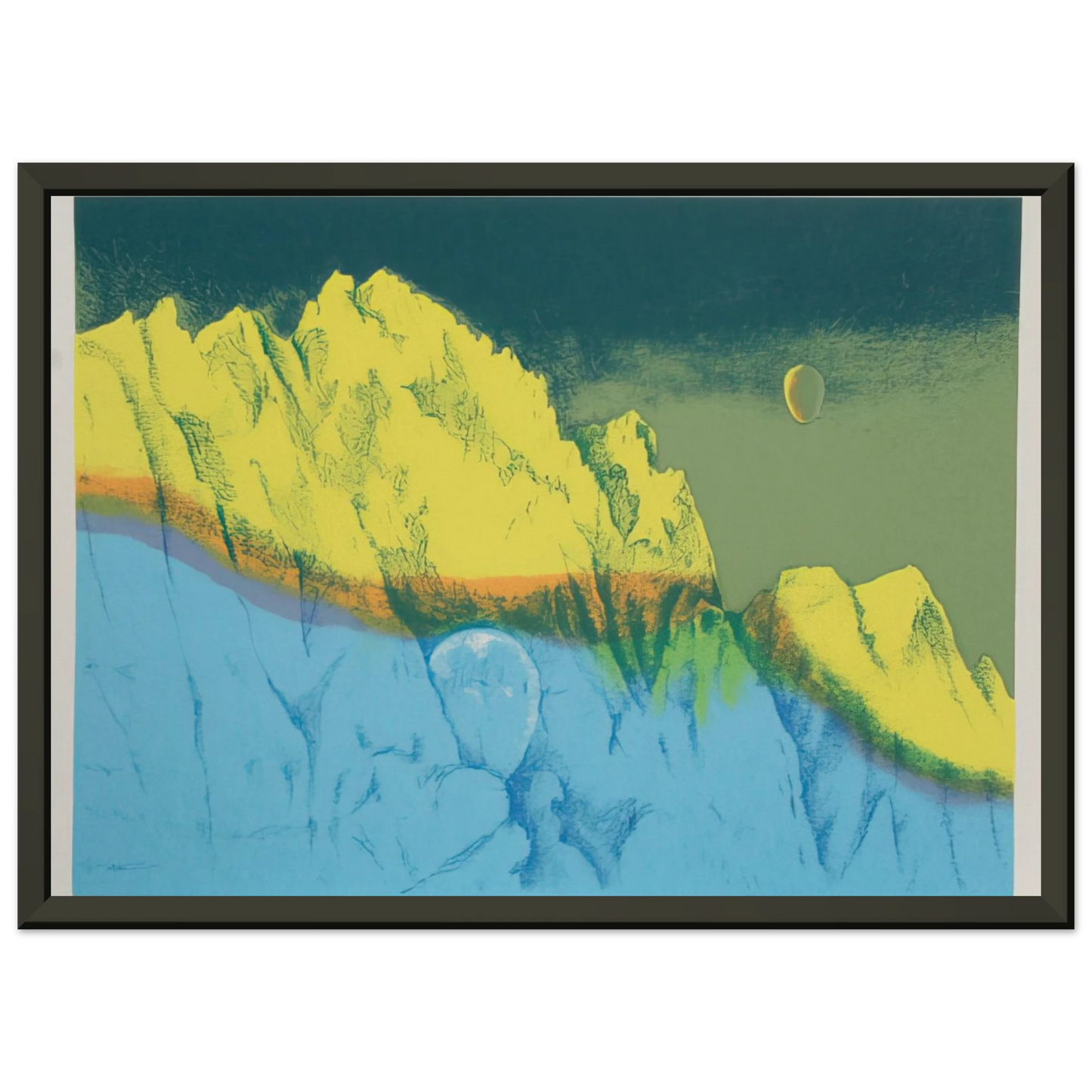 Clarence Holbrook Carter Pilgrimage 4 1977 Framed Art Print - Aluminum Frame - 40x50 cm / 16x20 inches