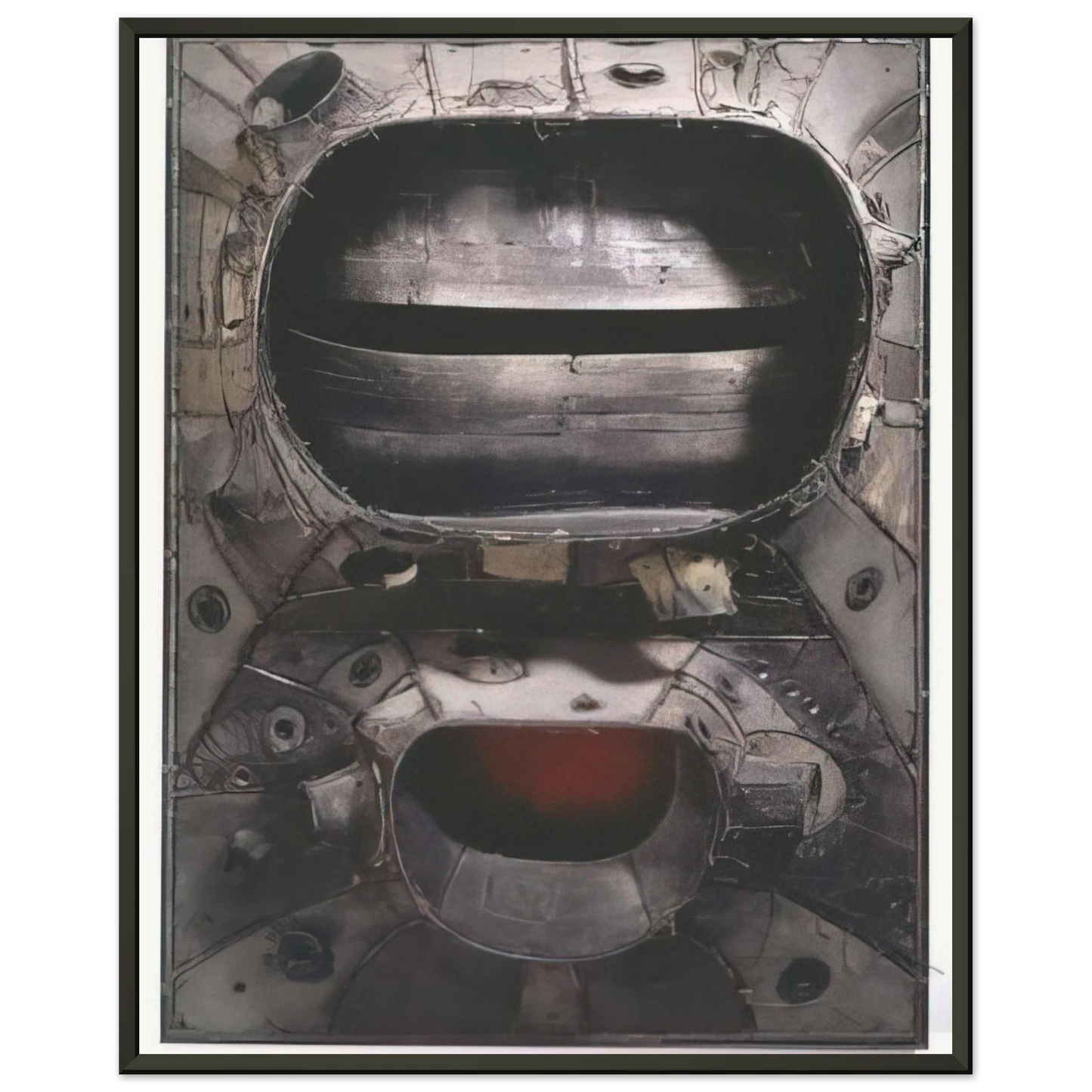 Lee Bontecou UNTITLED 1961 Framed Art Print - Aluminum Frame - 70x100 cm / 28x40 inches