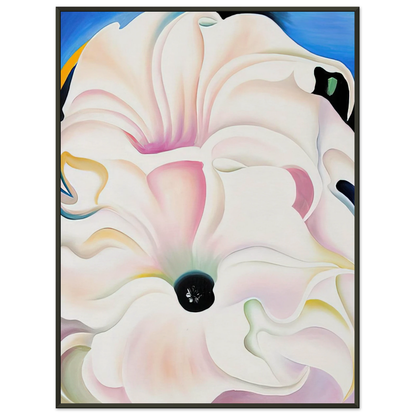 Georgia OKeeffe Bella Donna Framed Art Print - Aluminum Frame - 60x80 cm / 24x32 inches