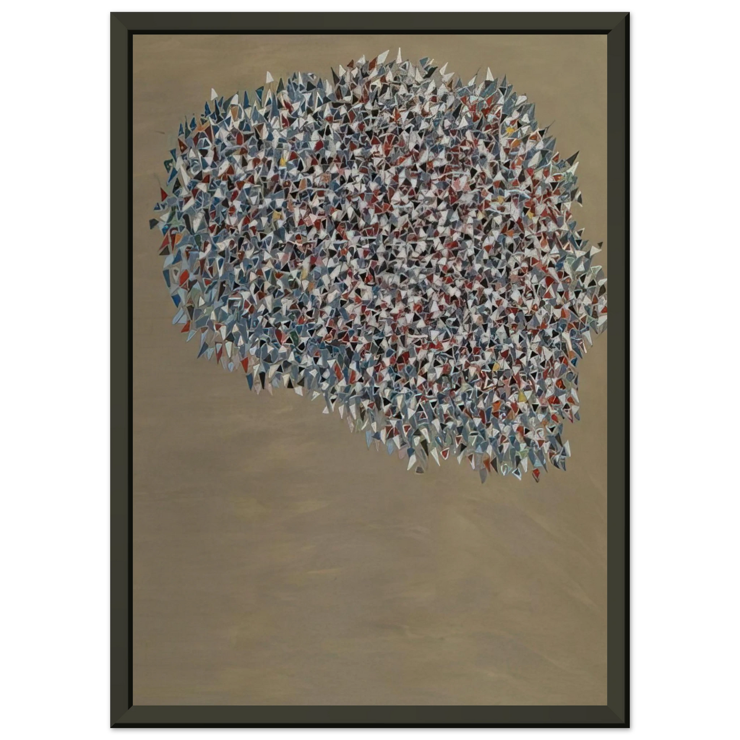 Robert Goodnough Untitled 1980 Framed Art Print - Aluminum Frame - 60x80 cm / 24x32 inches